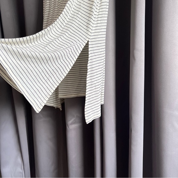 Stylus Mock Turtleneck Striped Mini Dress/Tunic - Picture 4 of 5